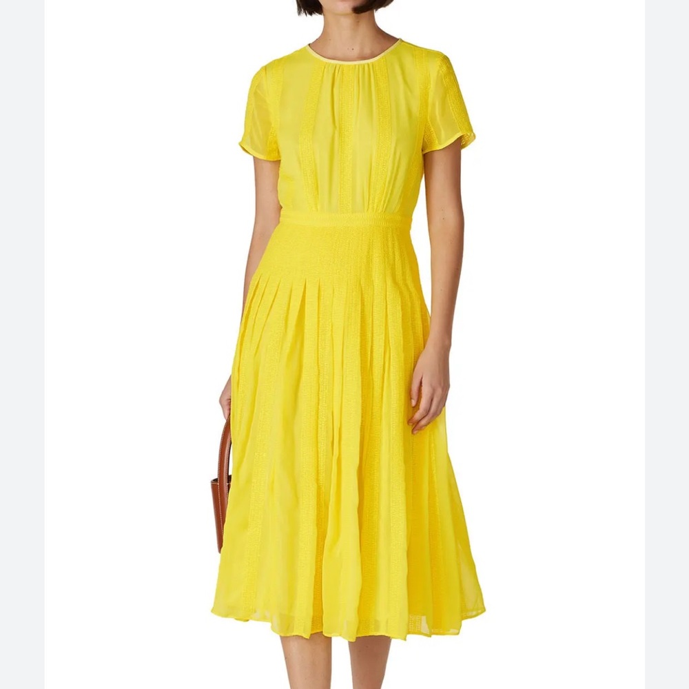 J Crew Judy dress yellow size 4